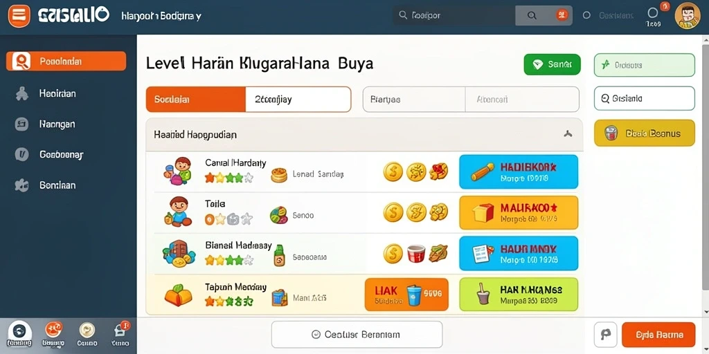 Tampilan slot dengan tema petualangan yang seru.